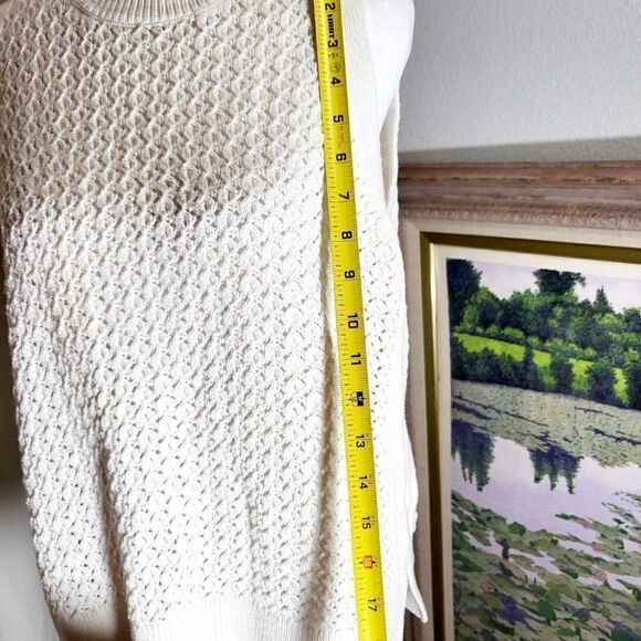 ANEW DAY WHITE sleeveless tops size L.color White .Lightly used - Picture 3 of 9